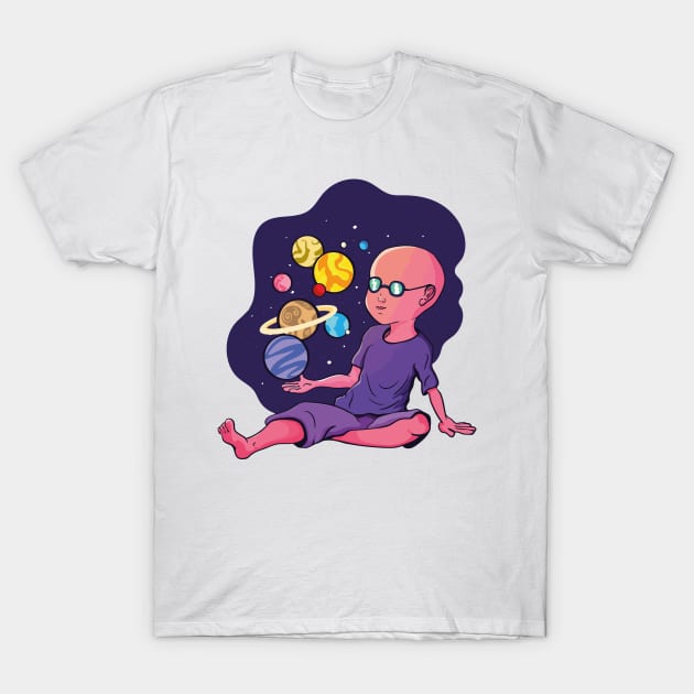 Space kid T-Shirt by ToufikDesign